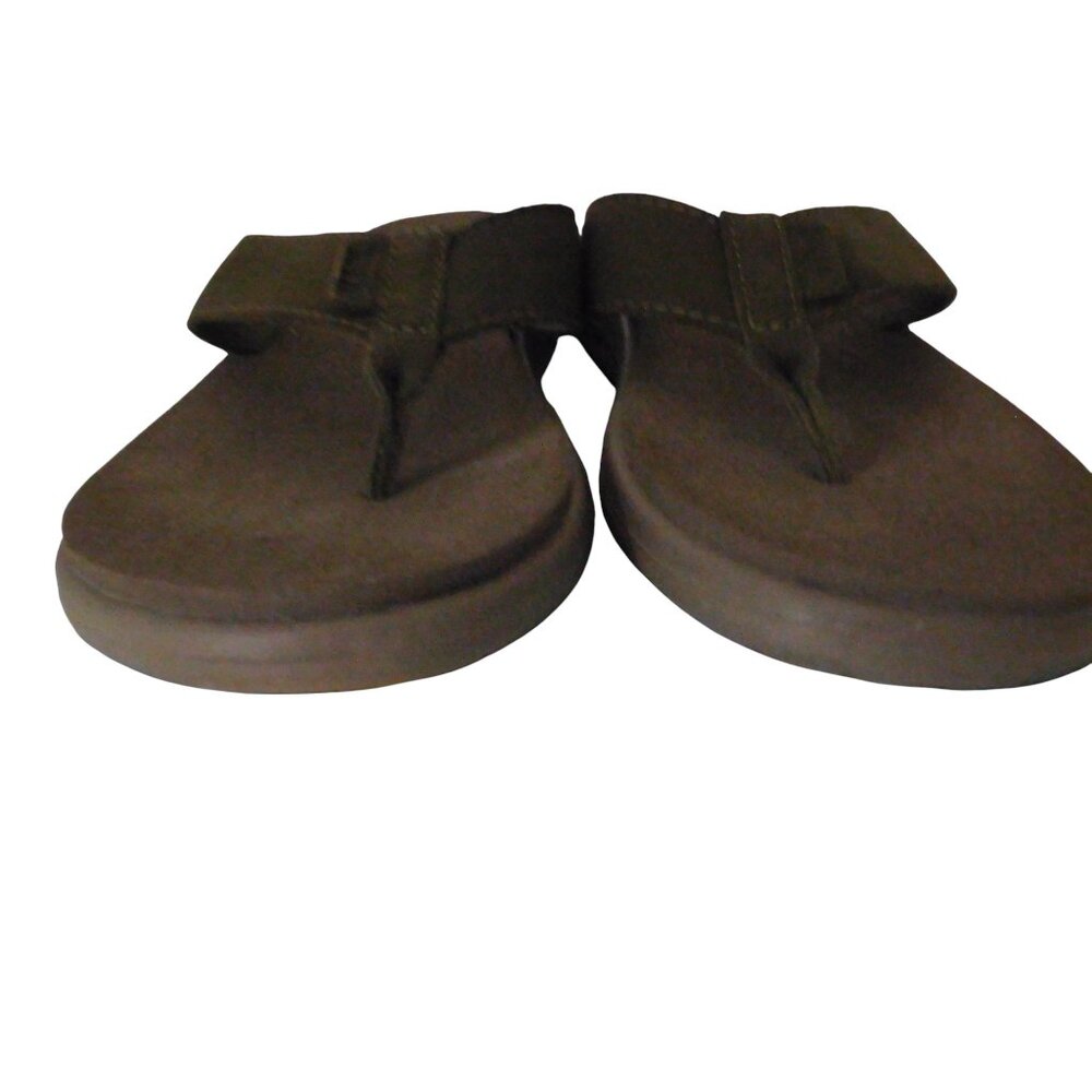 NEW Womens Teva ReFlip Flip Flops Olive Green Thong Sandals SIze 6 - Picture 4 of 7